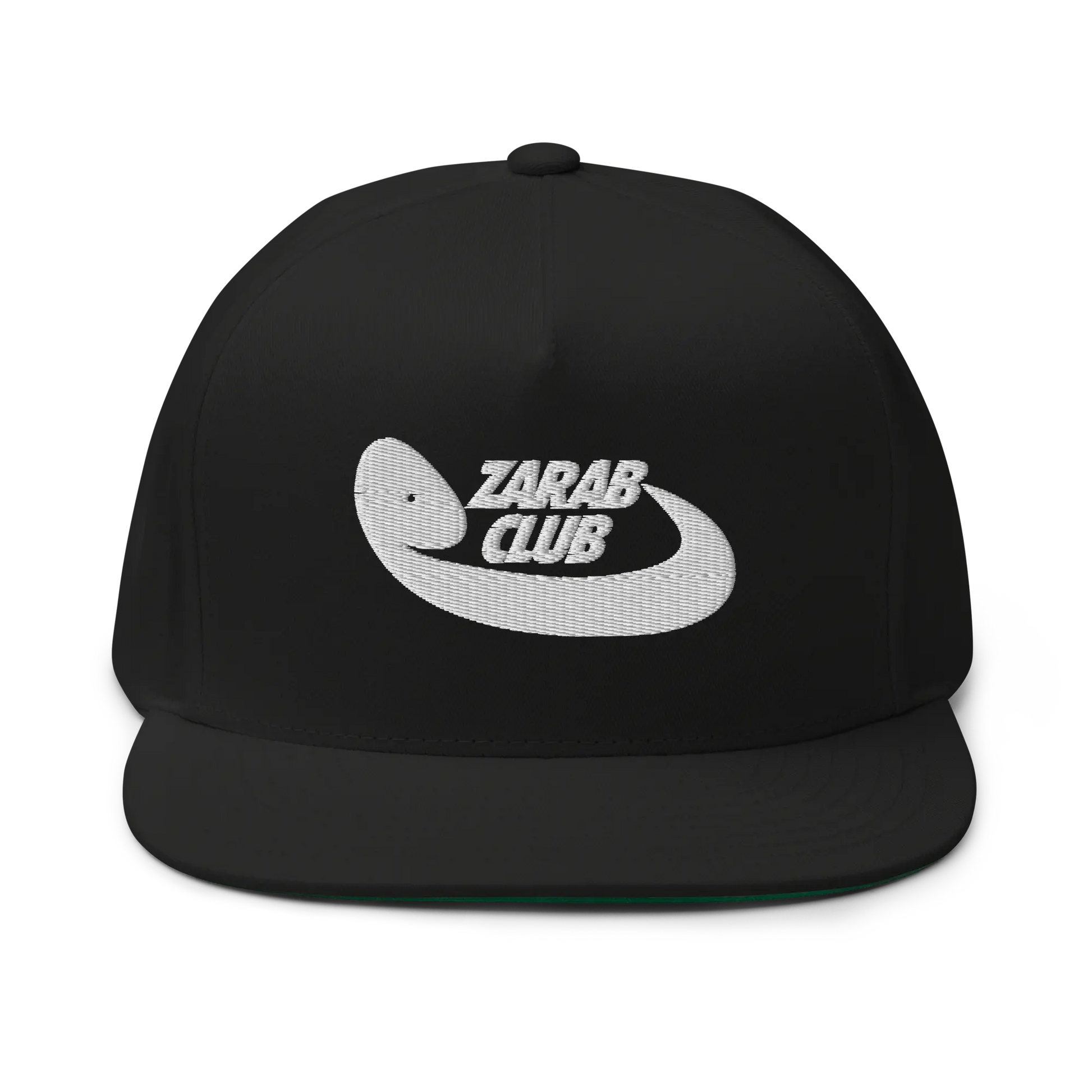 CASQUETTE PLATE - B/W CLASSIC "JUST KIFF IT" Zarab club